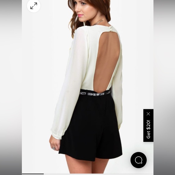 Classy Romper with open back - Picture 10 of 10